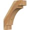 Ekena Millwork 6"W x 18"D x 22"H Merced Rough Sawn Knee Brace, Western Red Cedar BRC06X18X22MRC00RWR - alternate 1